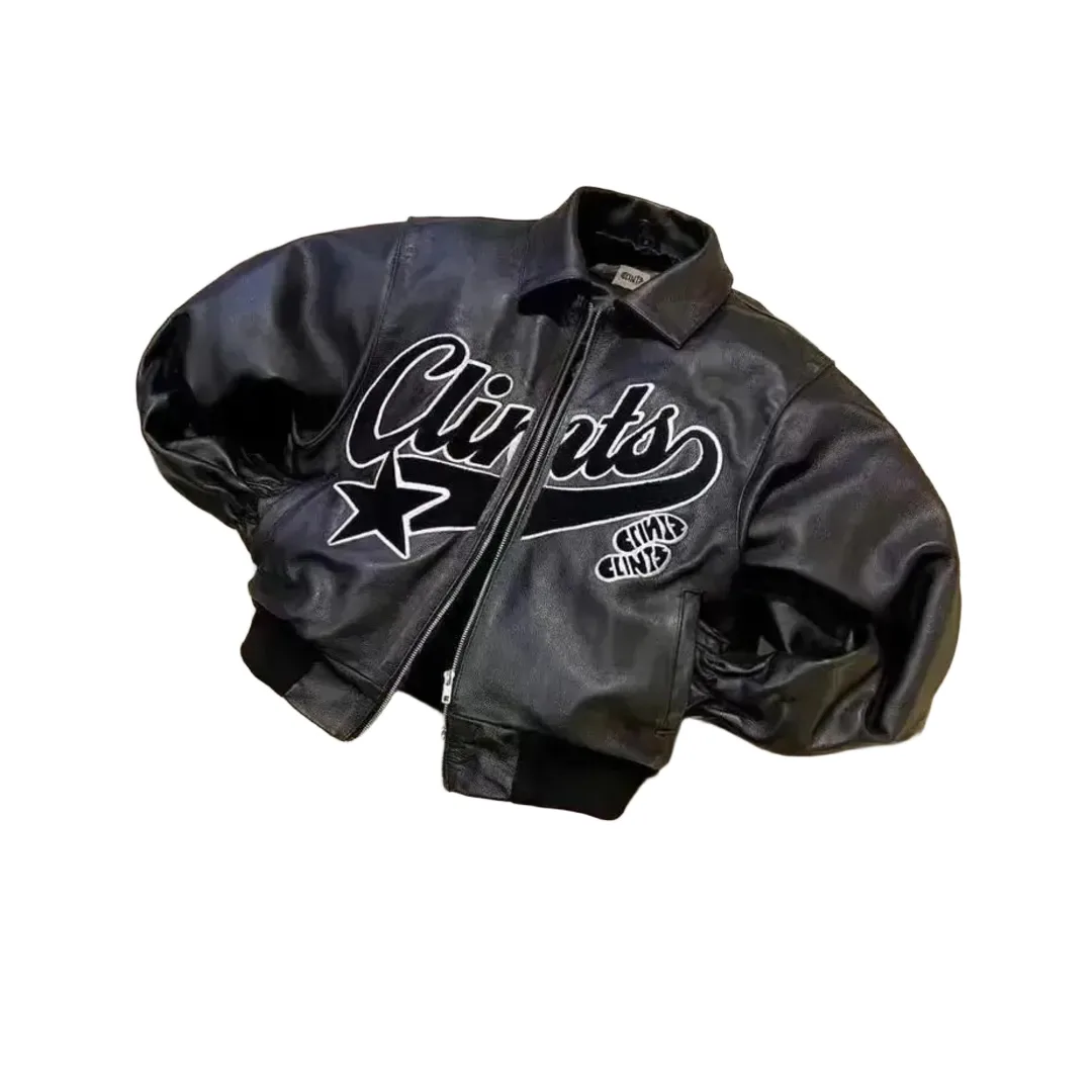 Clints leather jacket