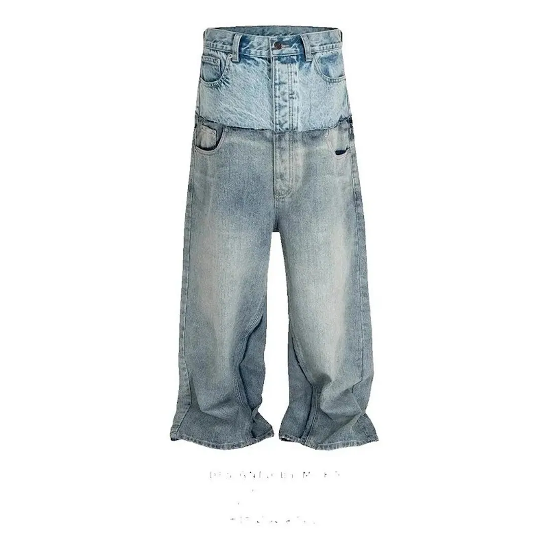 balenciaga cut up jeans
