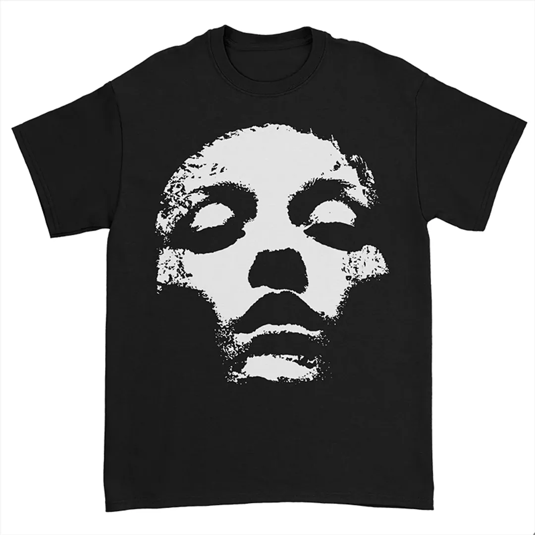 Black Dissolved Face Tee