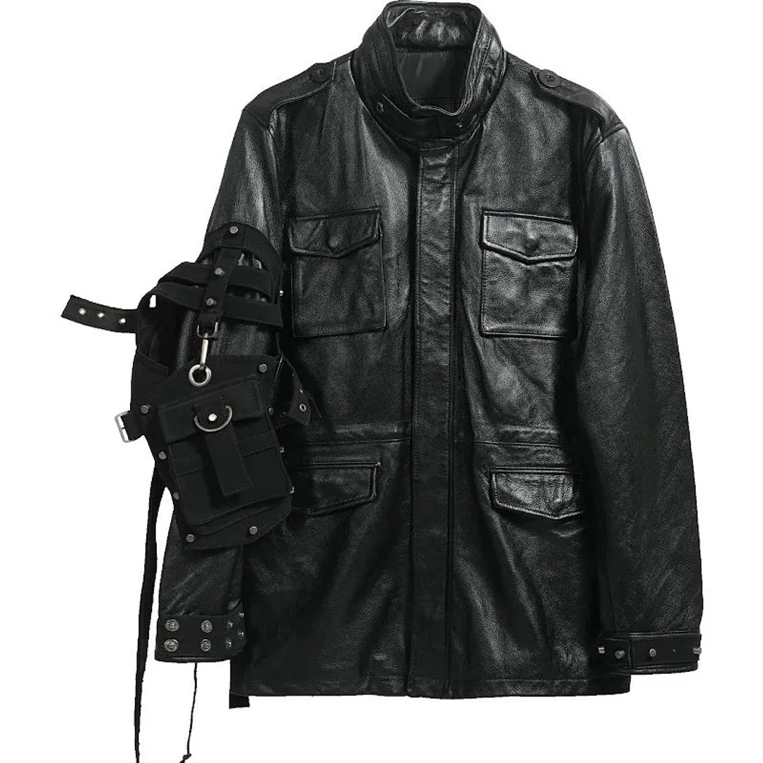 Nothingnessworld 24Fw Branch Line/ Deconstruct Cowhide Leather Jacket