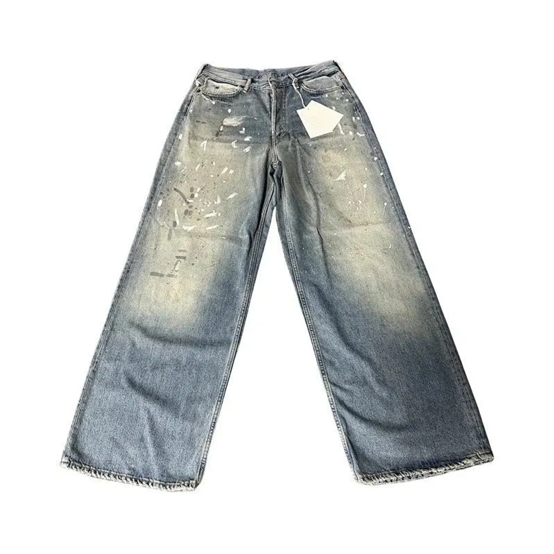Acne Studios baggy Mud Paint denim