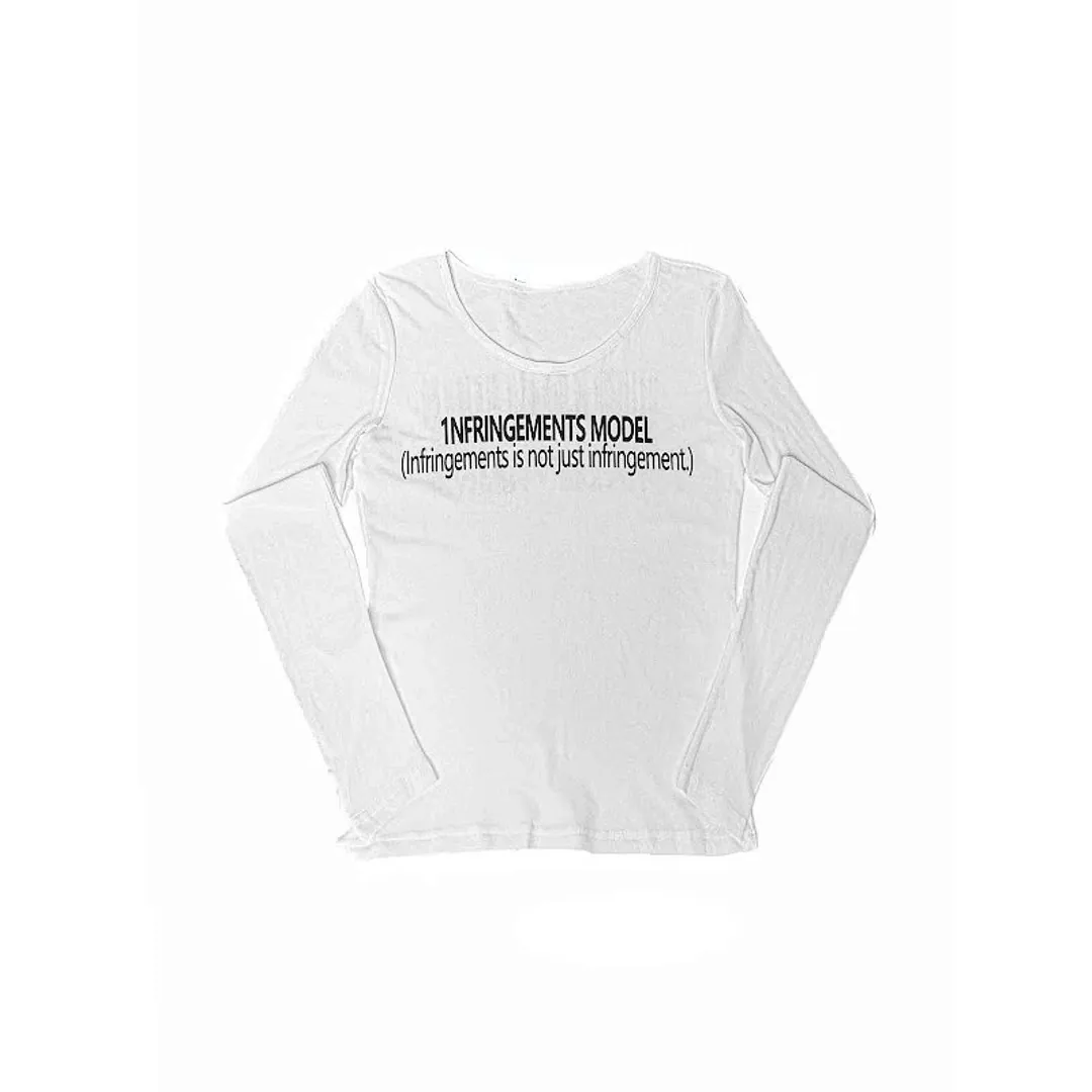 INFRINGEMENTS 1model Barcode longsleeve tee (2 colorways)
