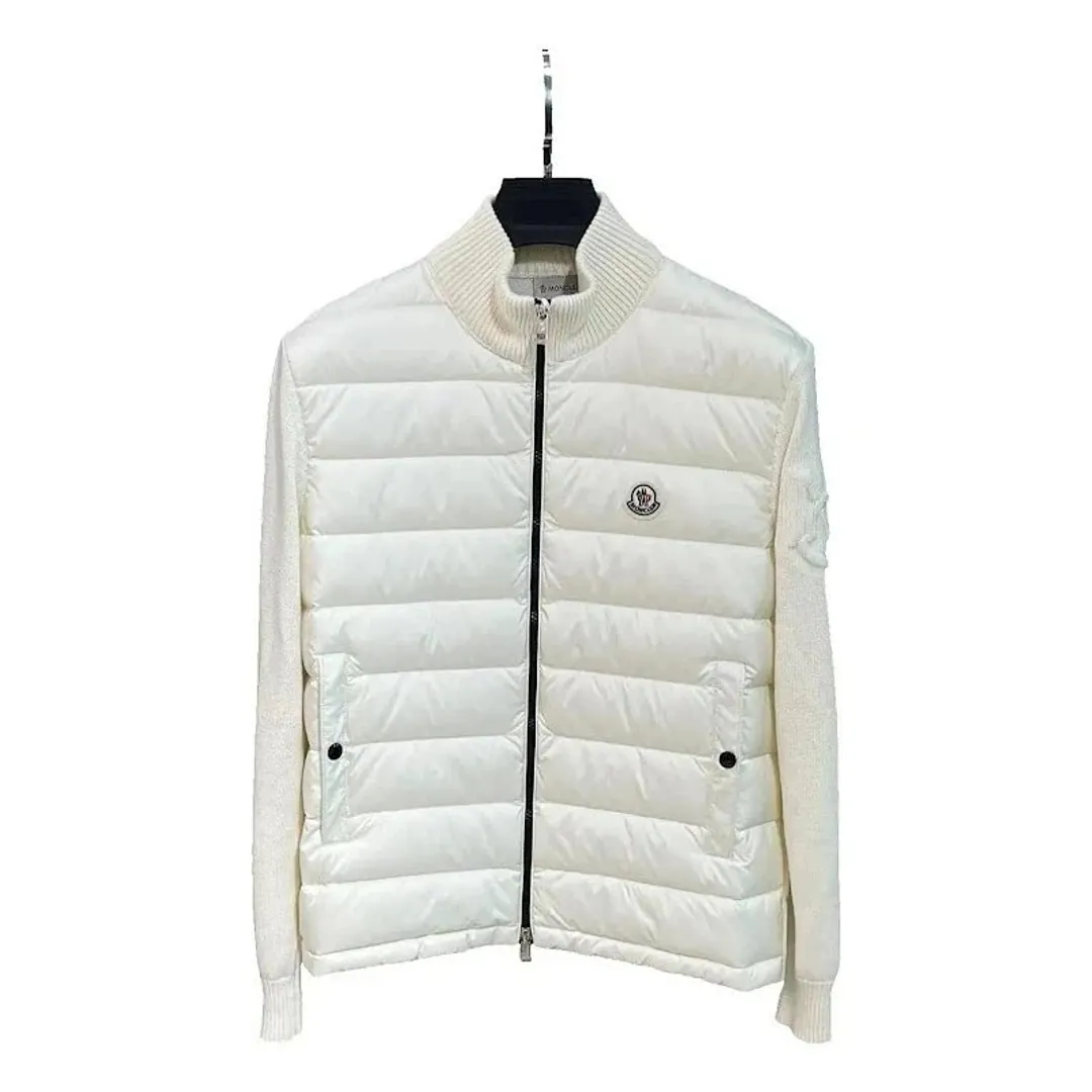 Moncler Tricot Hybrid Zip Cardigan