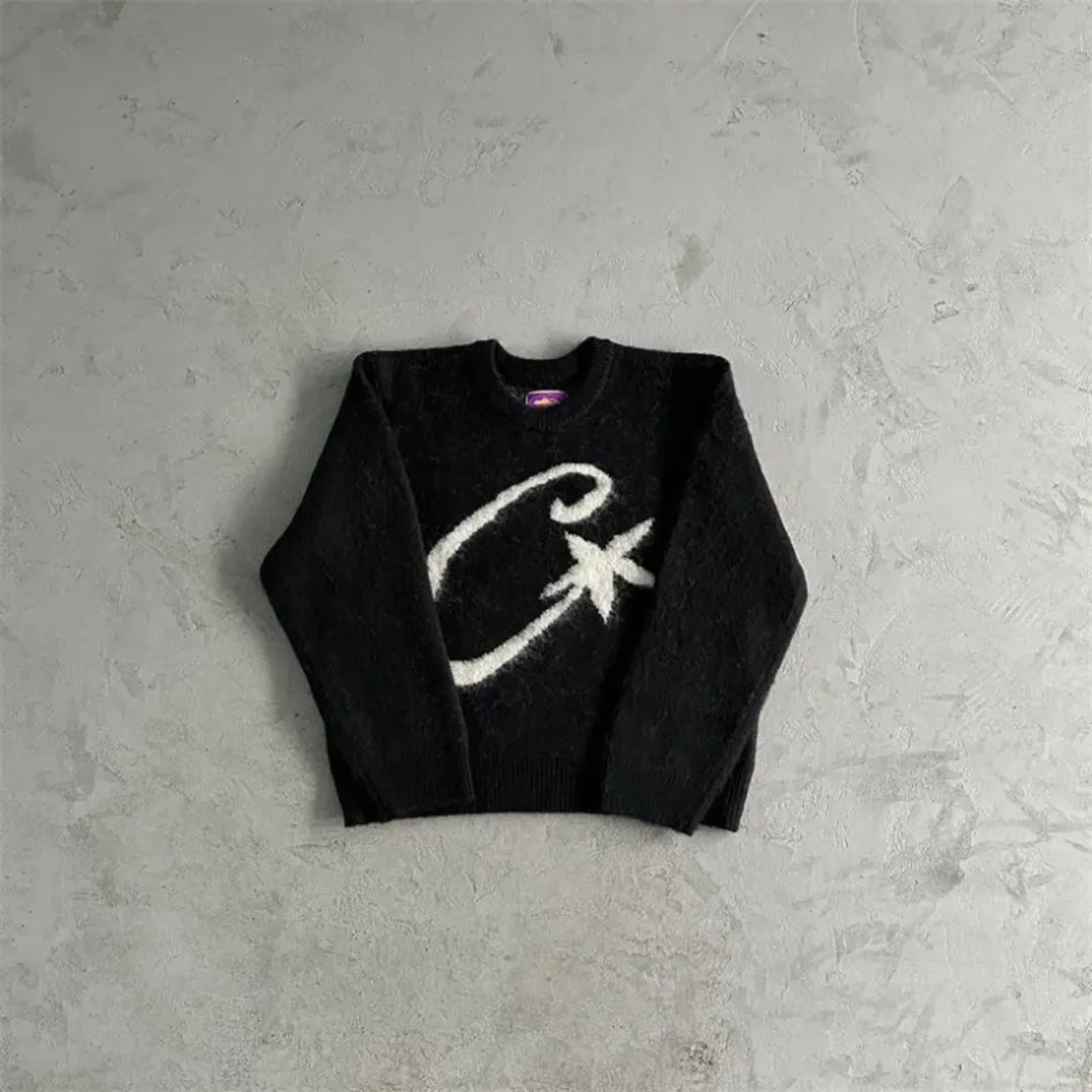 Corteiz C Star Logo Knit Sweater