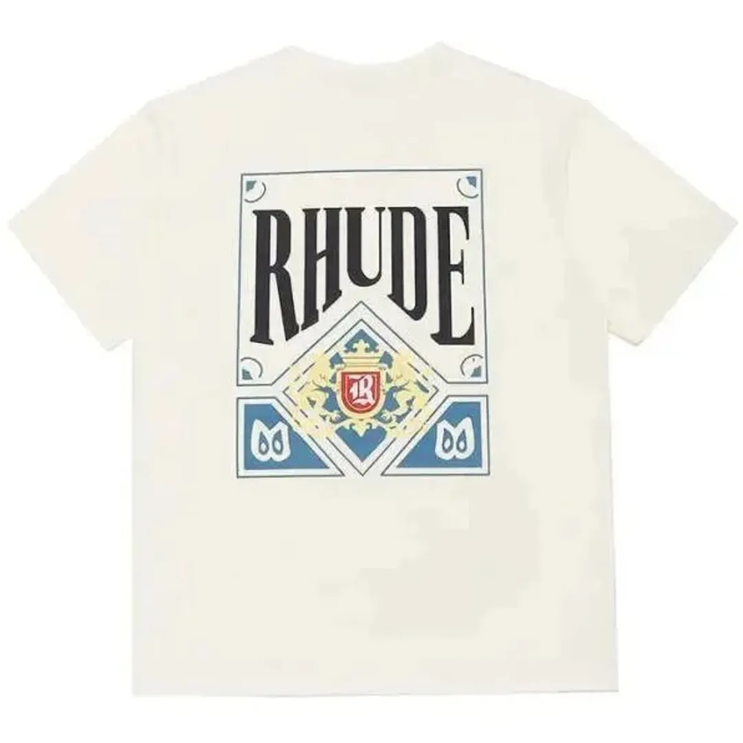 Rhude Back Vintage Badge Print Tee