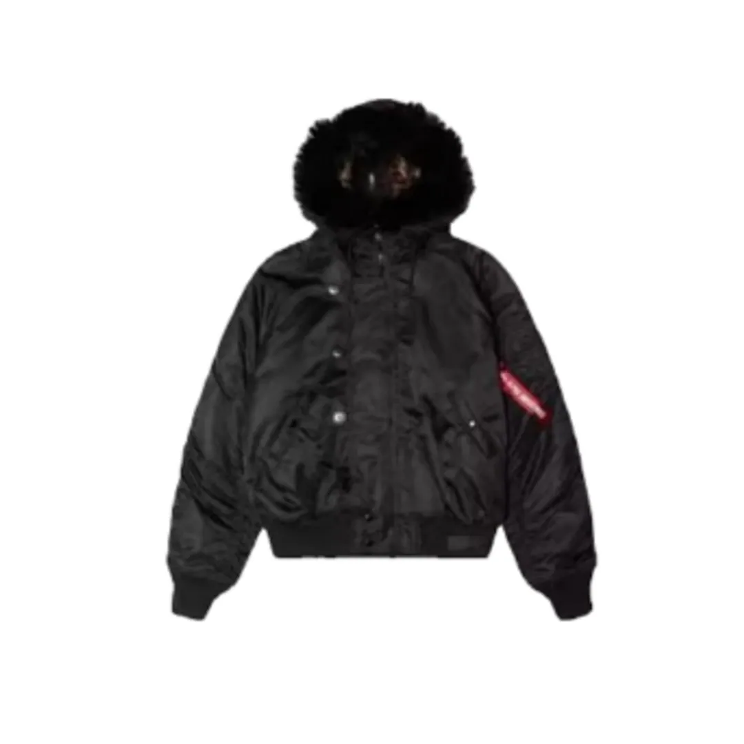 Stussy x Alpha Industries Fur Jcaket