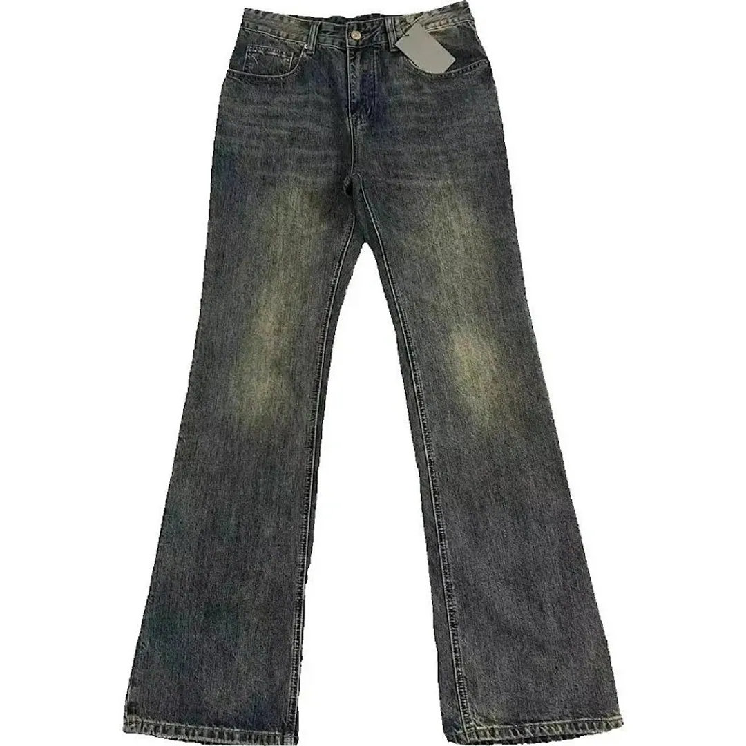 Budget Balenciaga Washed Flared Jeans