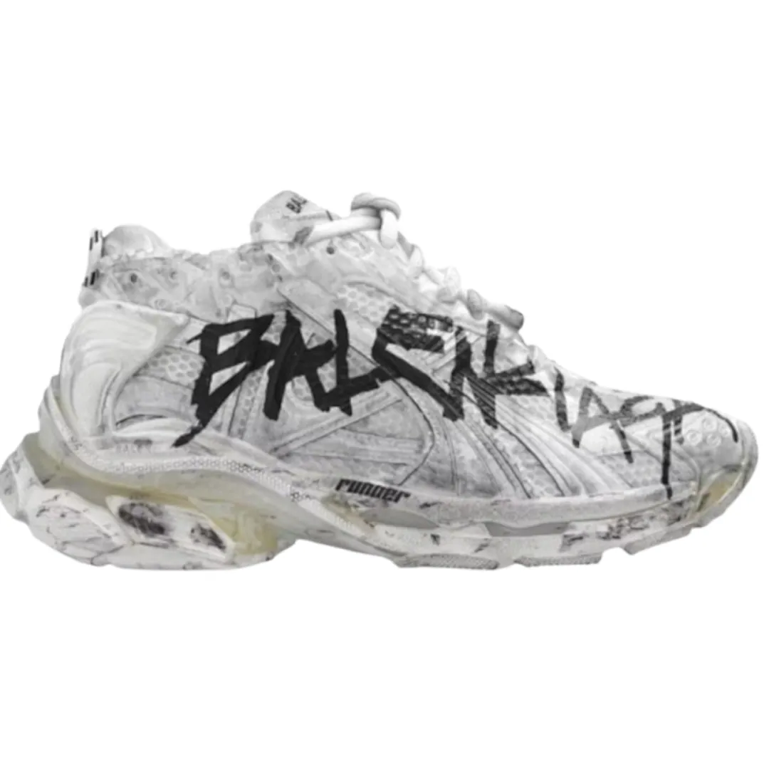 Balenciaga Runner Graffiti White Black