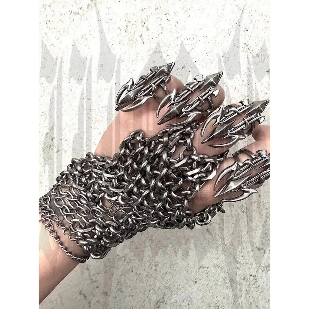 Iiimiii Erosion Metal Series Chain Bracelet