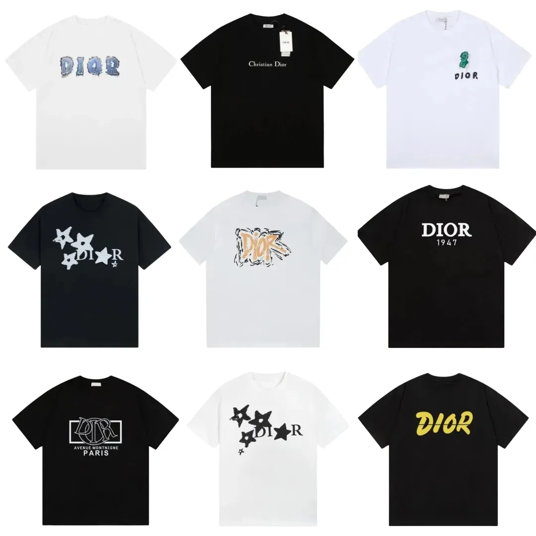 Dior Printed Short Sleeve T-shirt Collection