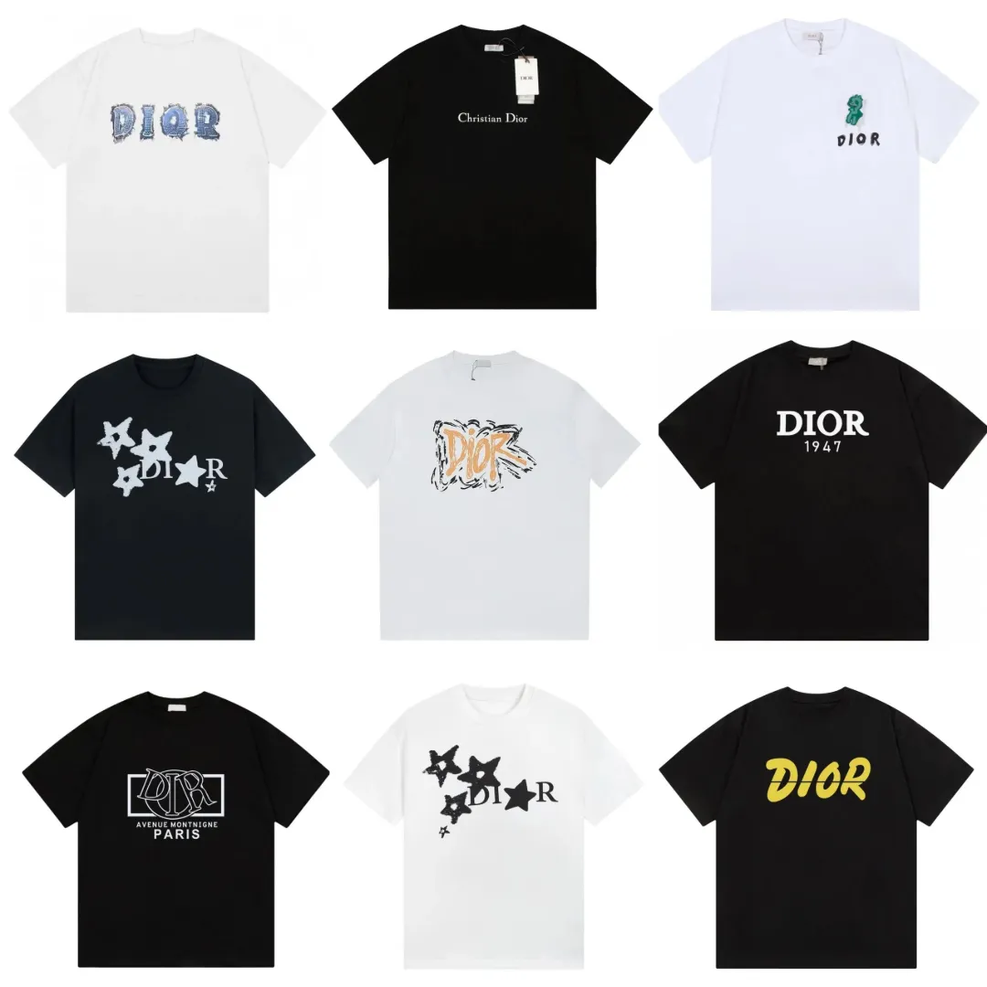 Dior Printed Short Sleeve T-shirt Collection