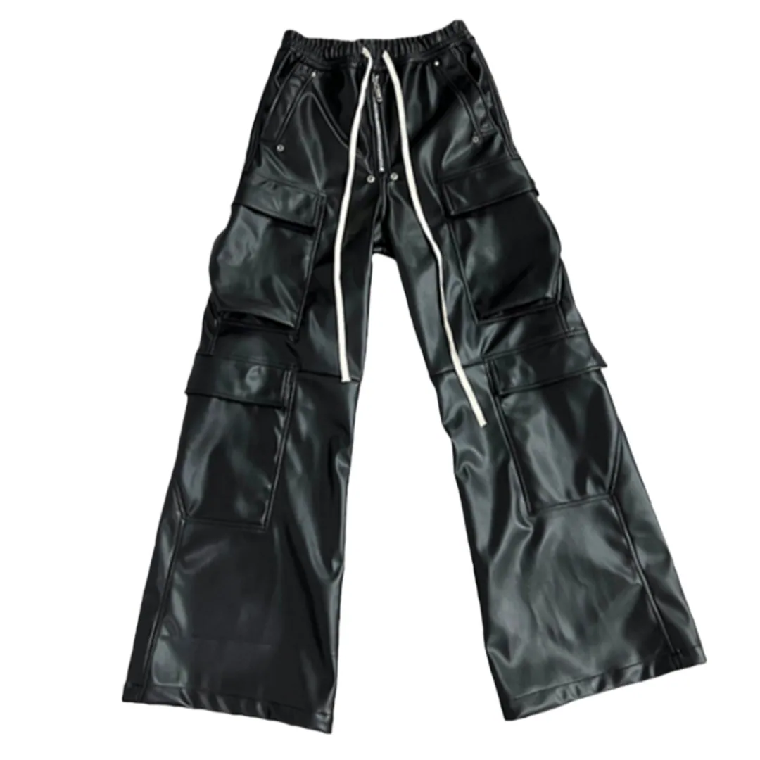Rick Owens EDFU Bela Cargos Black Leather