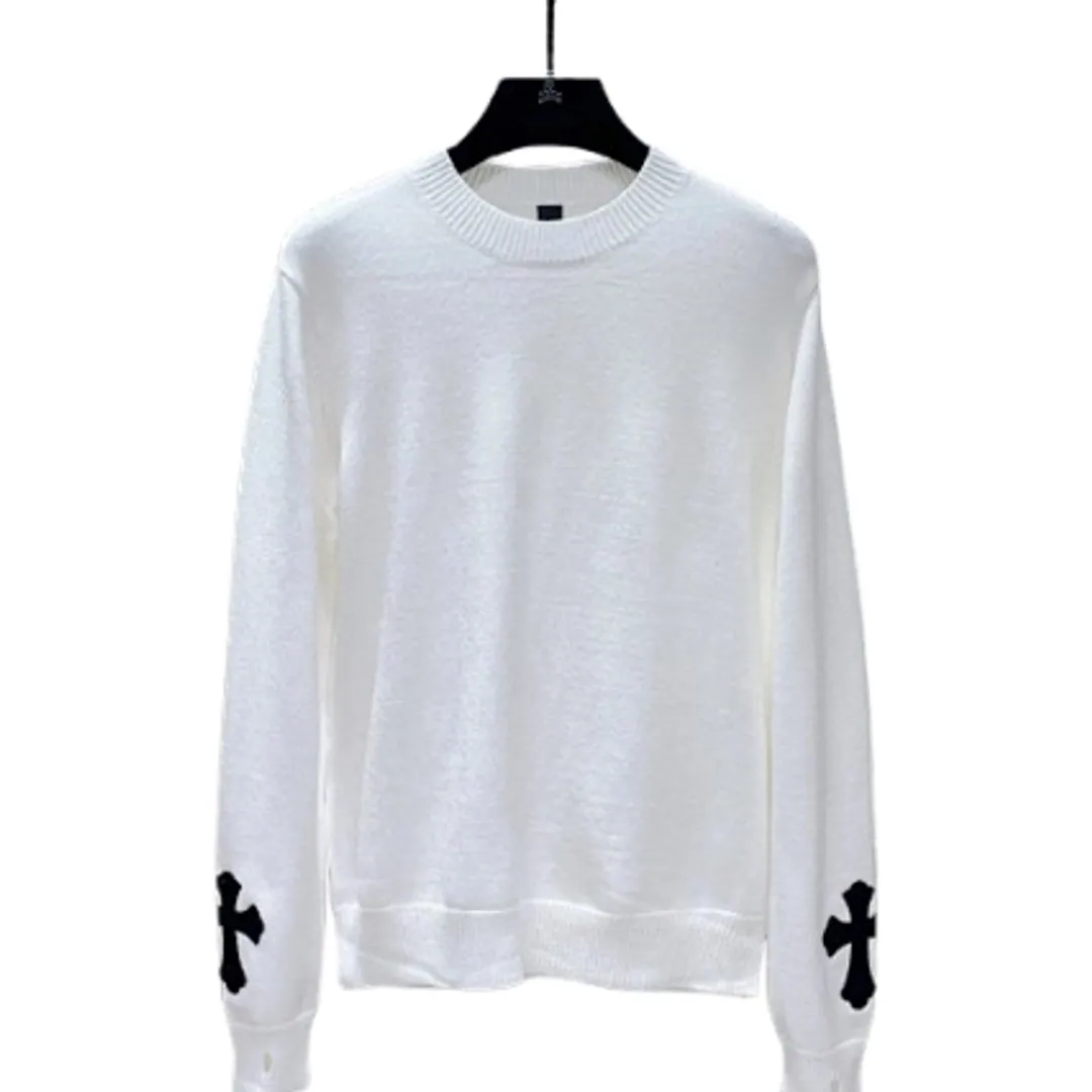 Chrome Hearts with Cross on back Sweater