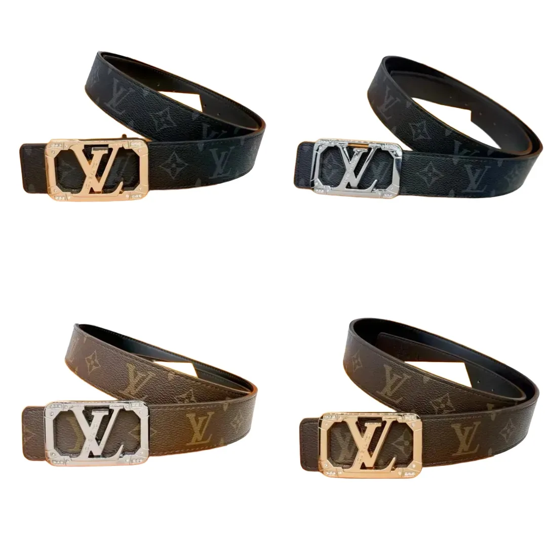 LV Initiales Frame Buckle Monogram Belt