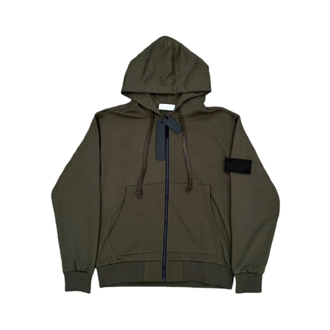 Stone Island Zip Up Hoodie