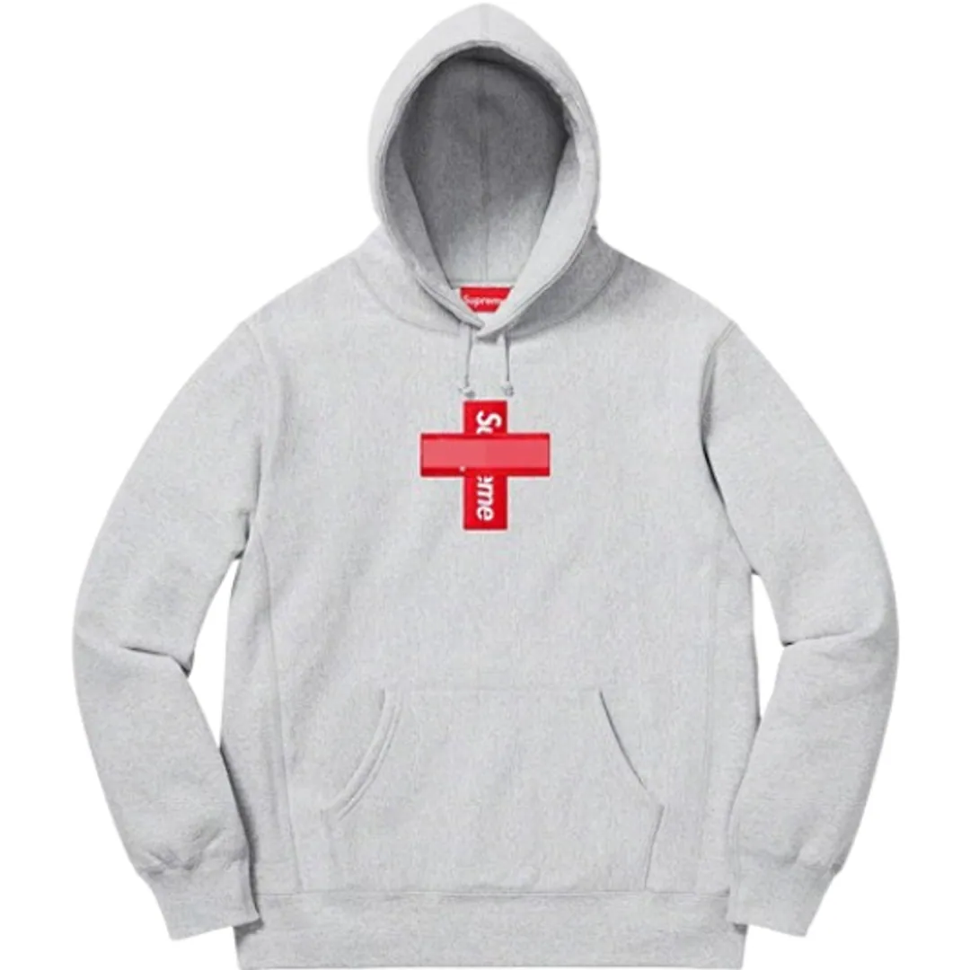 Supreme Cross Body-Logo Hoodie