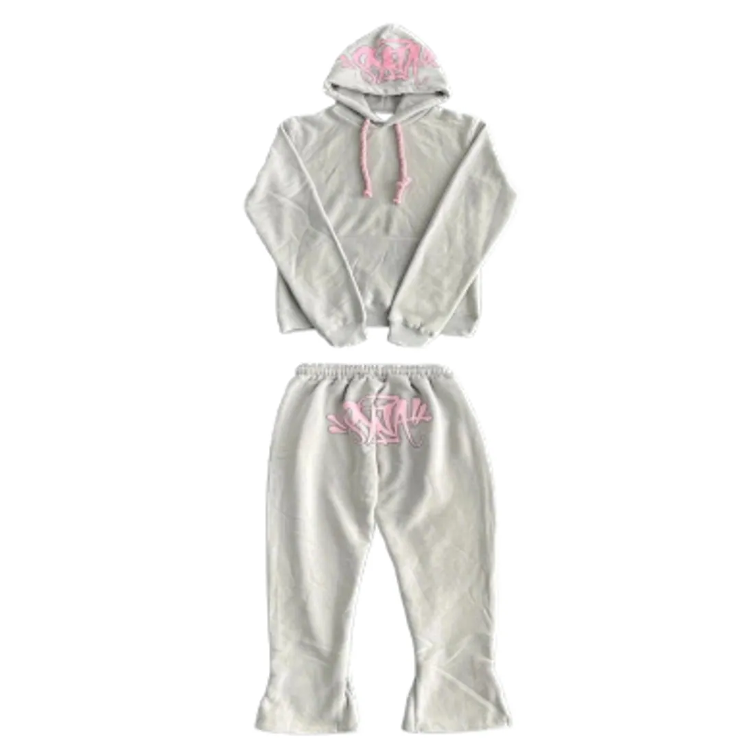 Syna Tracksuit Grey-Pink