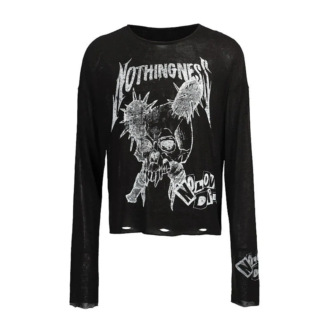 Nothingnessworld 24Ss ""Love"" Destruction longsleeve
