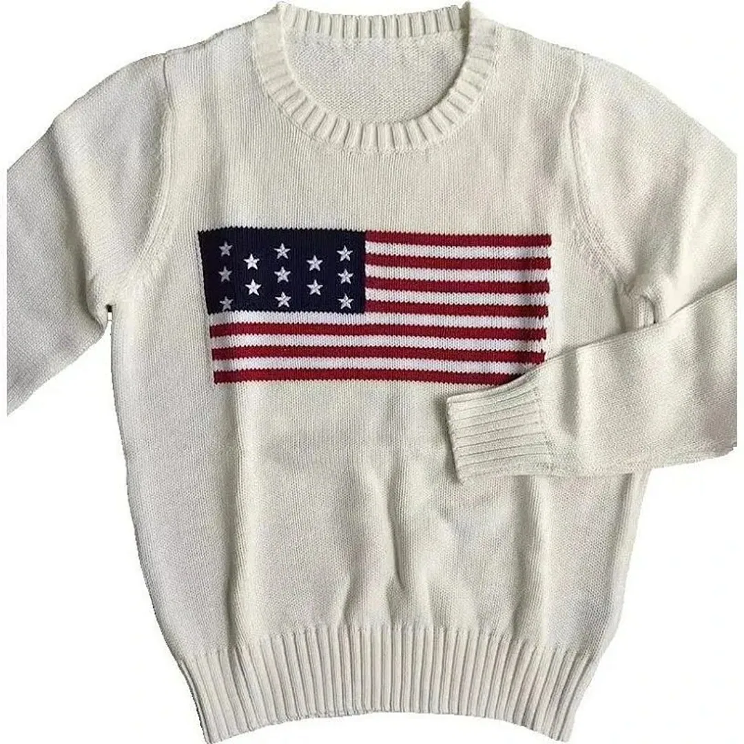 Polo USA Flag Sweater ( Navy)