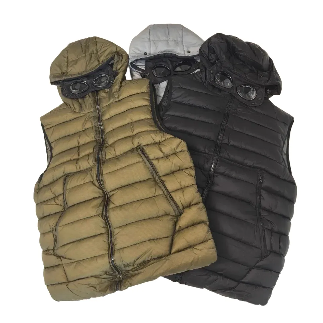 C.P. Company goggle puffer vest