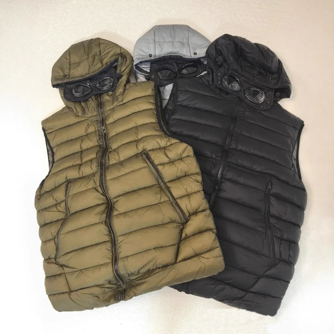 C.P. Company goggle puffer vest