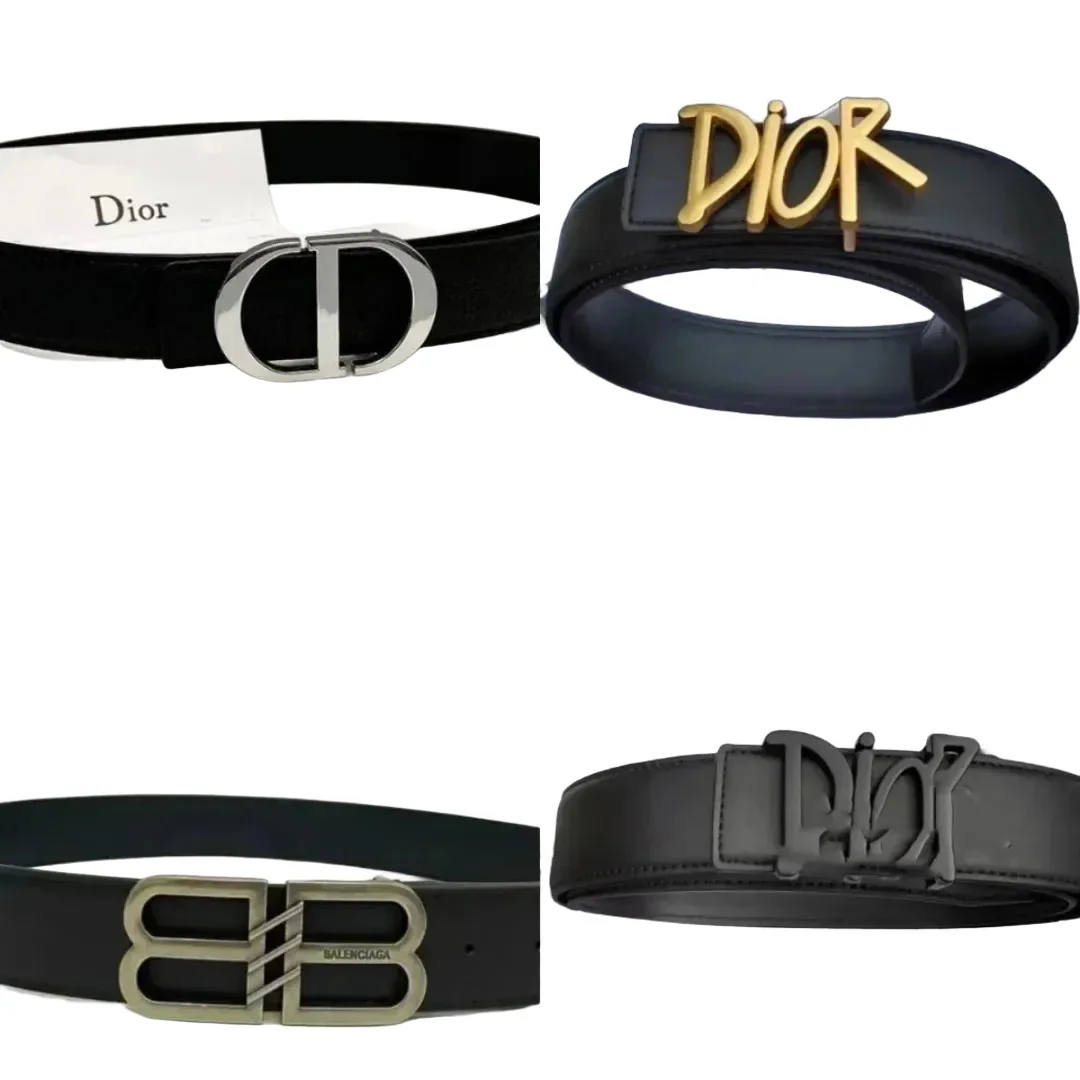 Dior CD Buckle Leather Belt