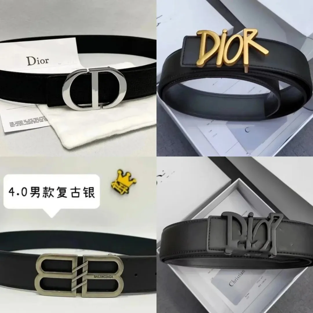 Dior CD Buckle Leather Belt