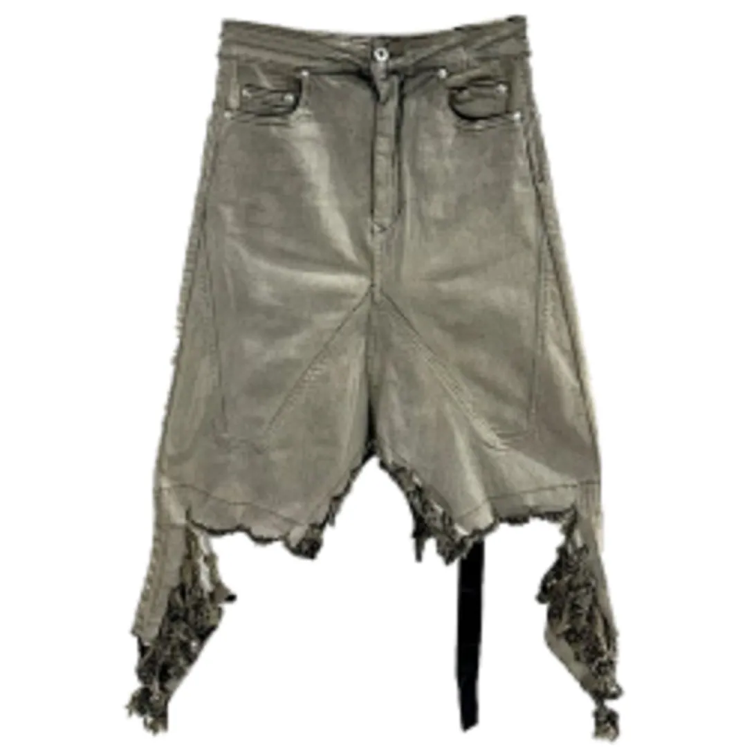 Rick Owens Destroyed Burned Jorts