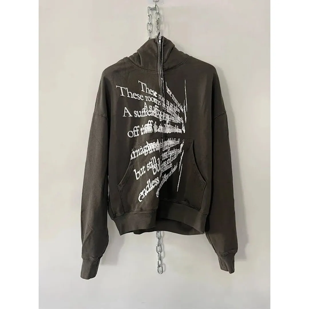 Hell System Niche heavyweight zip-up