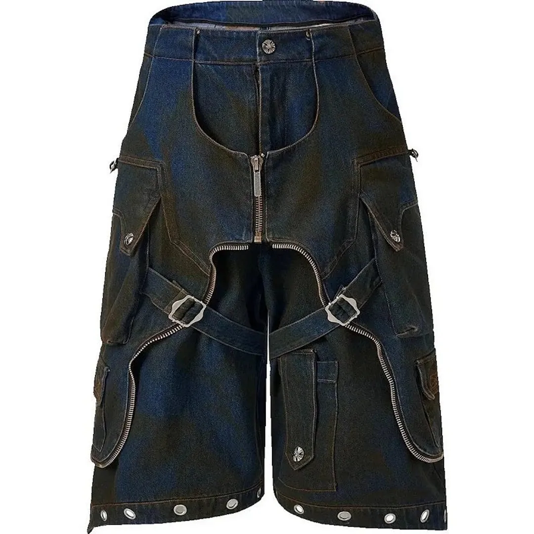 STARTEXCEEDEND Sea heavy industry denim jacket
