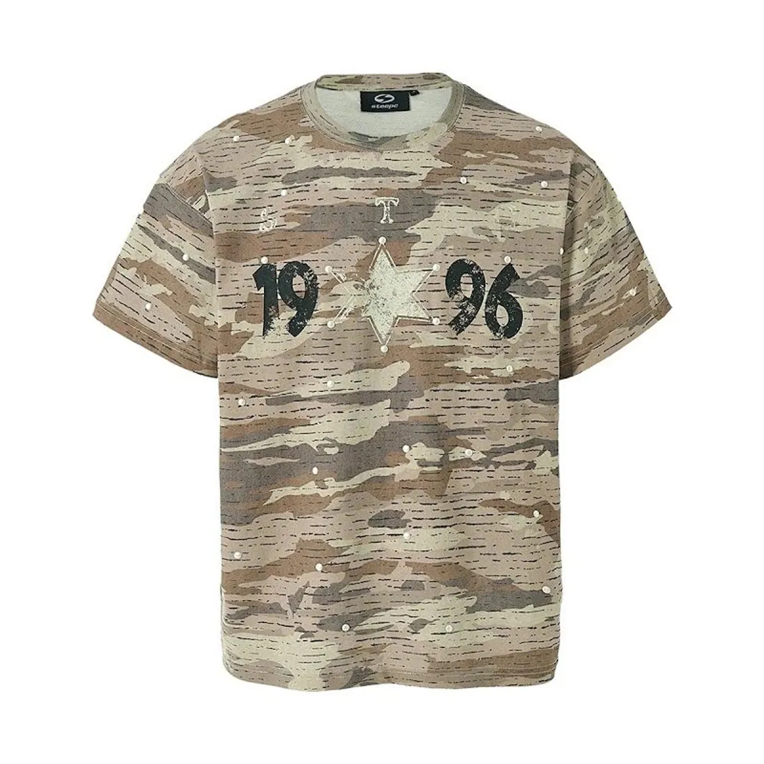 STEEPC 1996 camo pearled tee