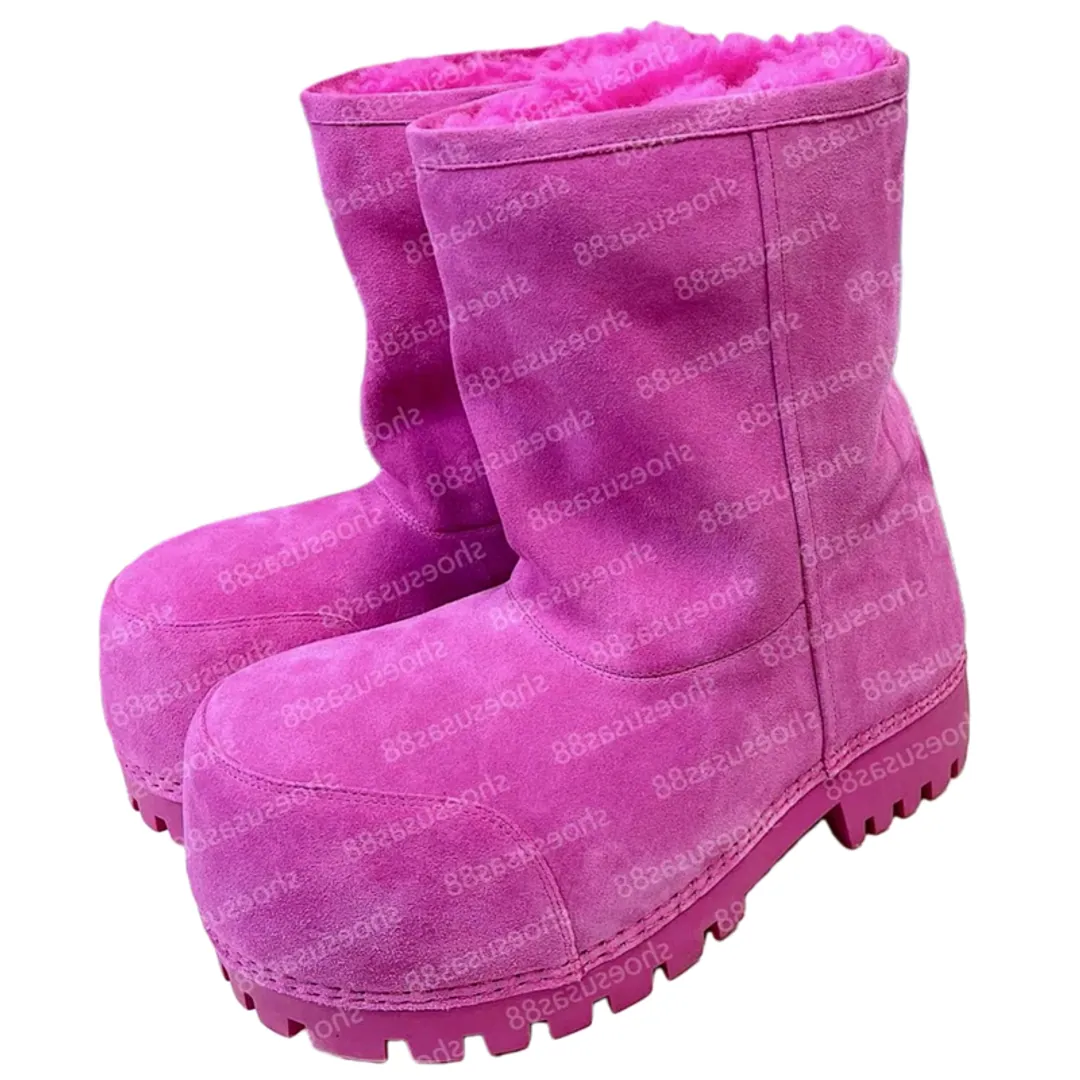 Balenciaga Alaska Fur Boots