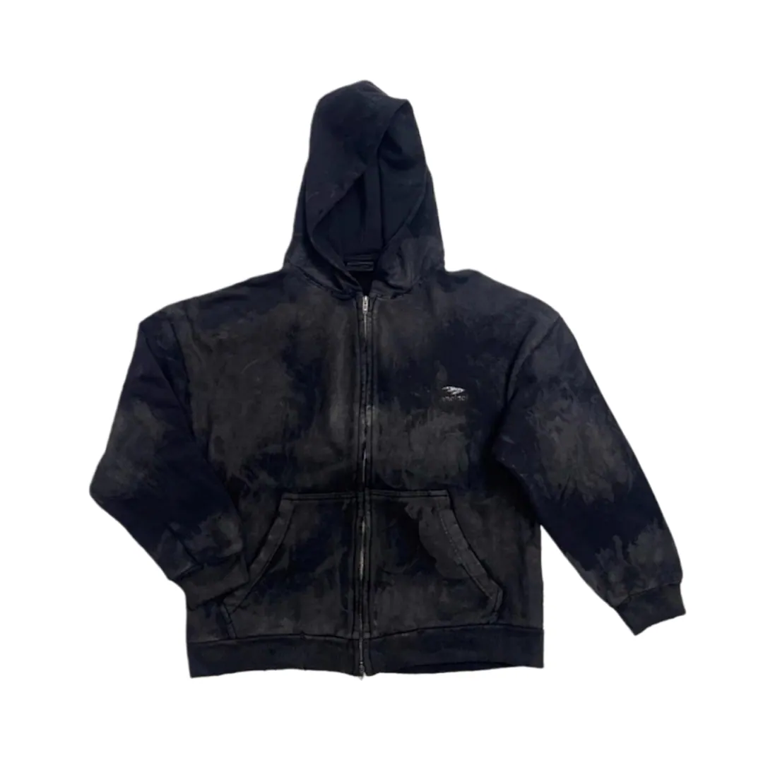 Balenciaga Muddy Zip Up Hoodie