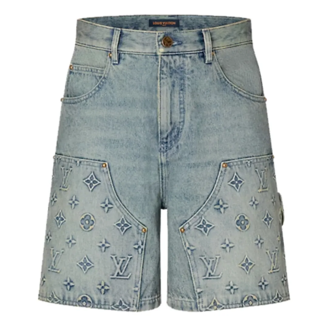 LV Denim Carpenter Shorts