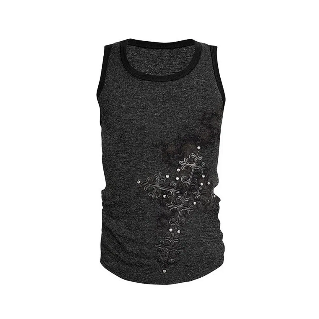 Nightlab ancient cross tank top