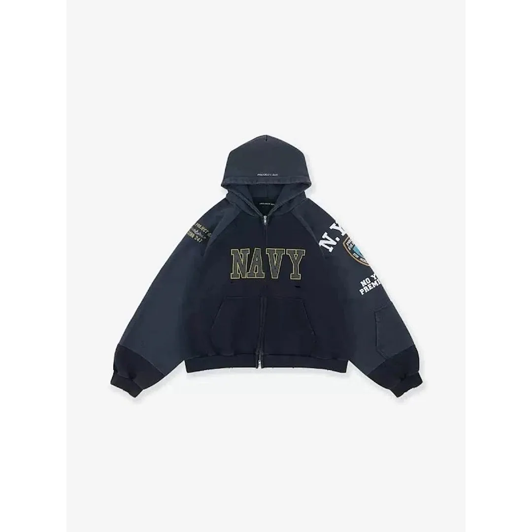 Grailz Project SS24 Navy zip-up
