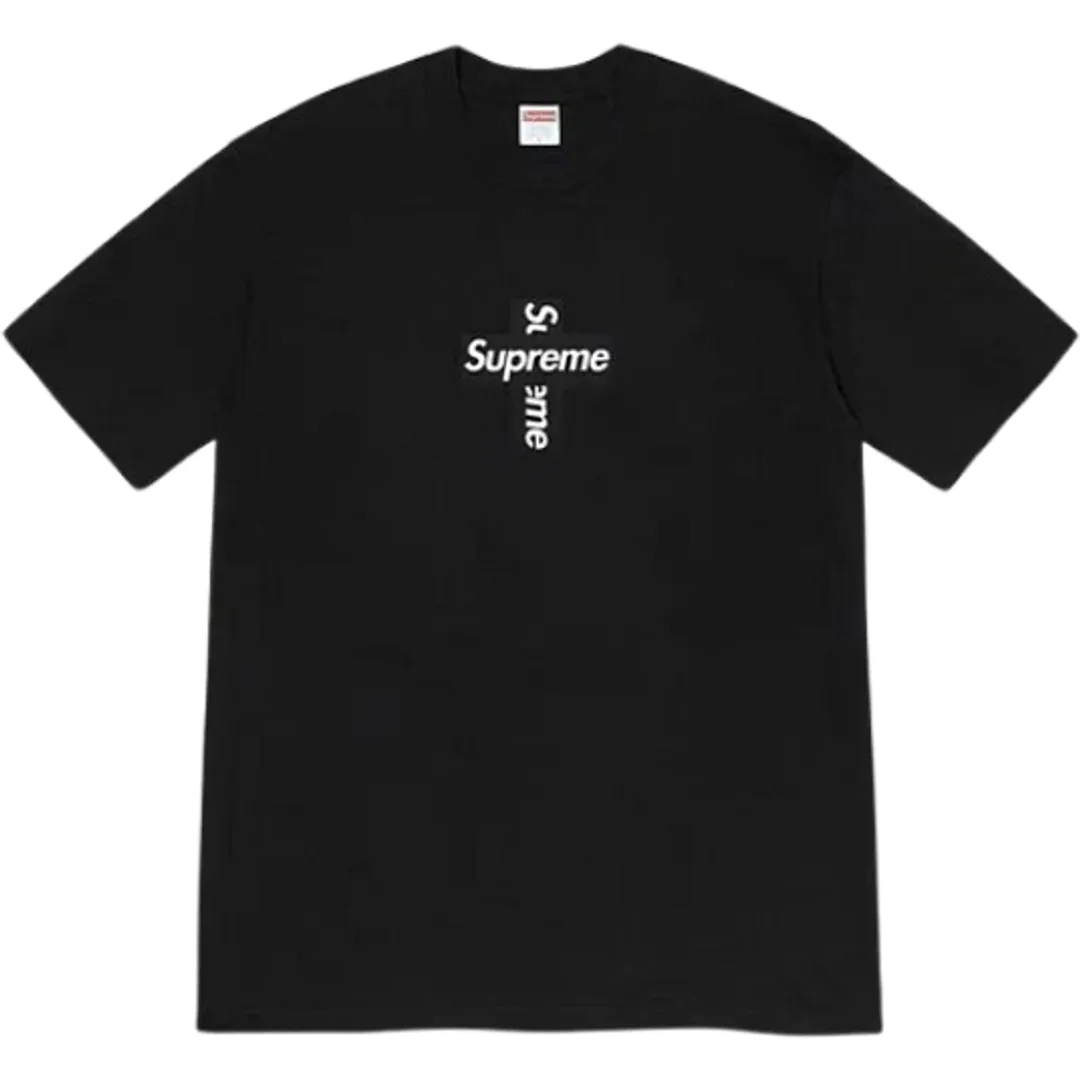 Supreme T-shirts cross-logo