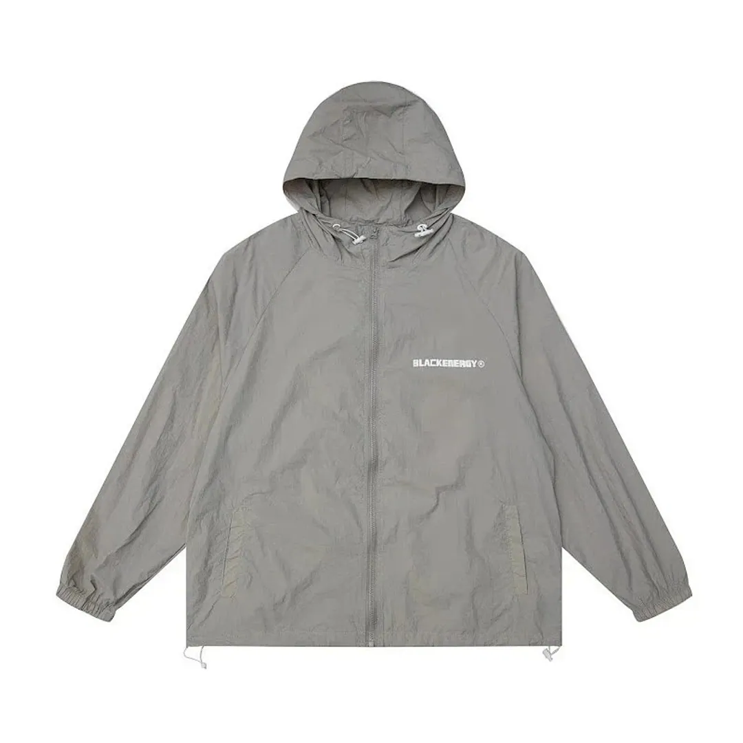Dark Fog Heavy french terry zip-up