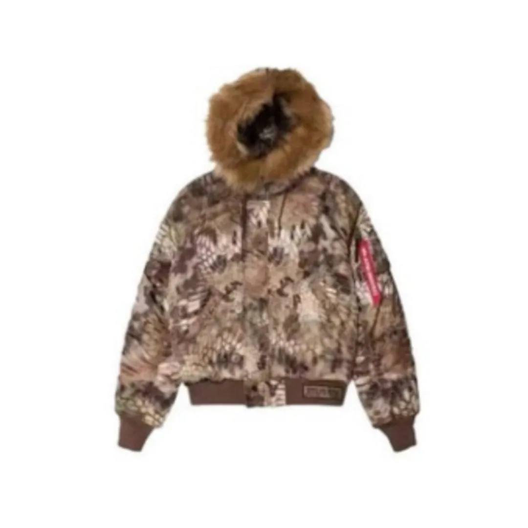 Stussy x Alpha Industries Fur Jcaket