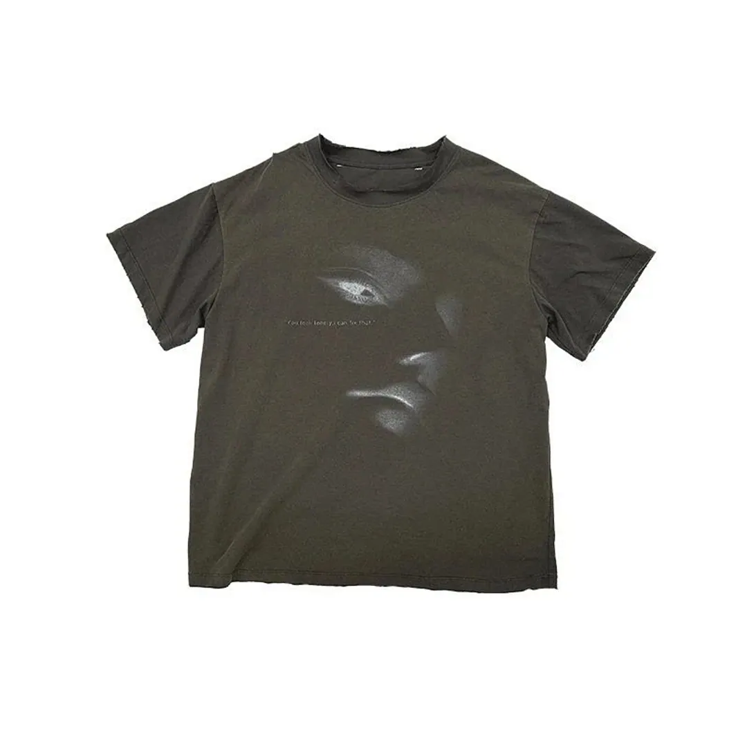 Wanna Lab You look lonely printed tee (2 colorways)