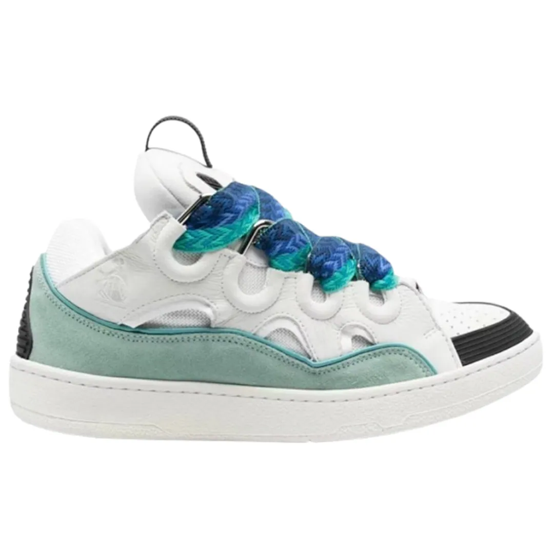 Lanvin Curb Sneaker White Blue