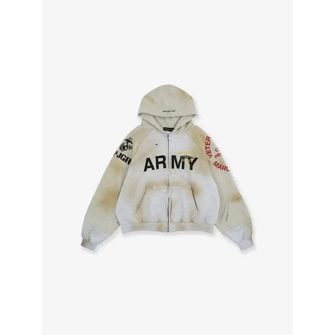 Grailz Project SS24 Army zip-up