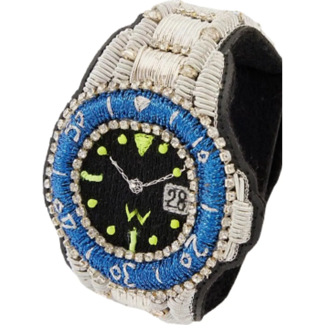 Walter Van Beirendonck cotton rolex watch