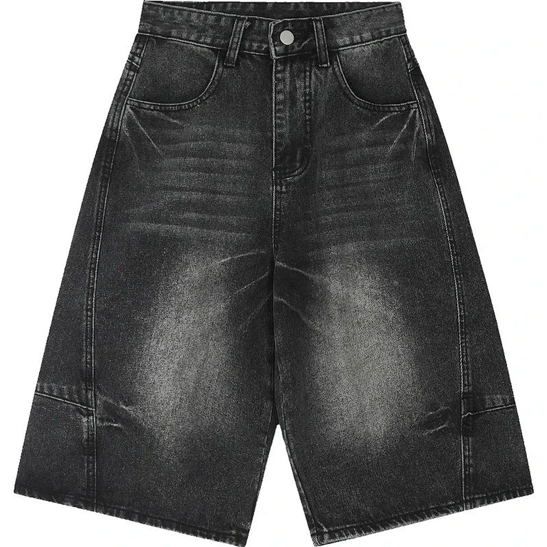 Feel Lonely Baggy denim shorts