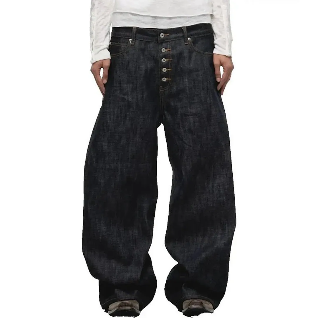 No Faith Studios Raw baggy denim