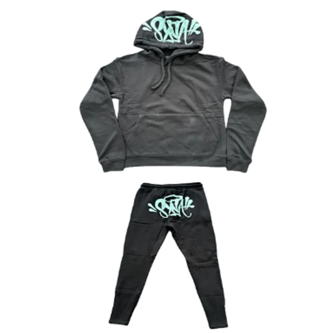 Syna Tracksuit Black-Blue