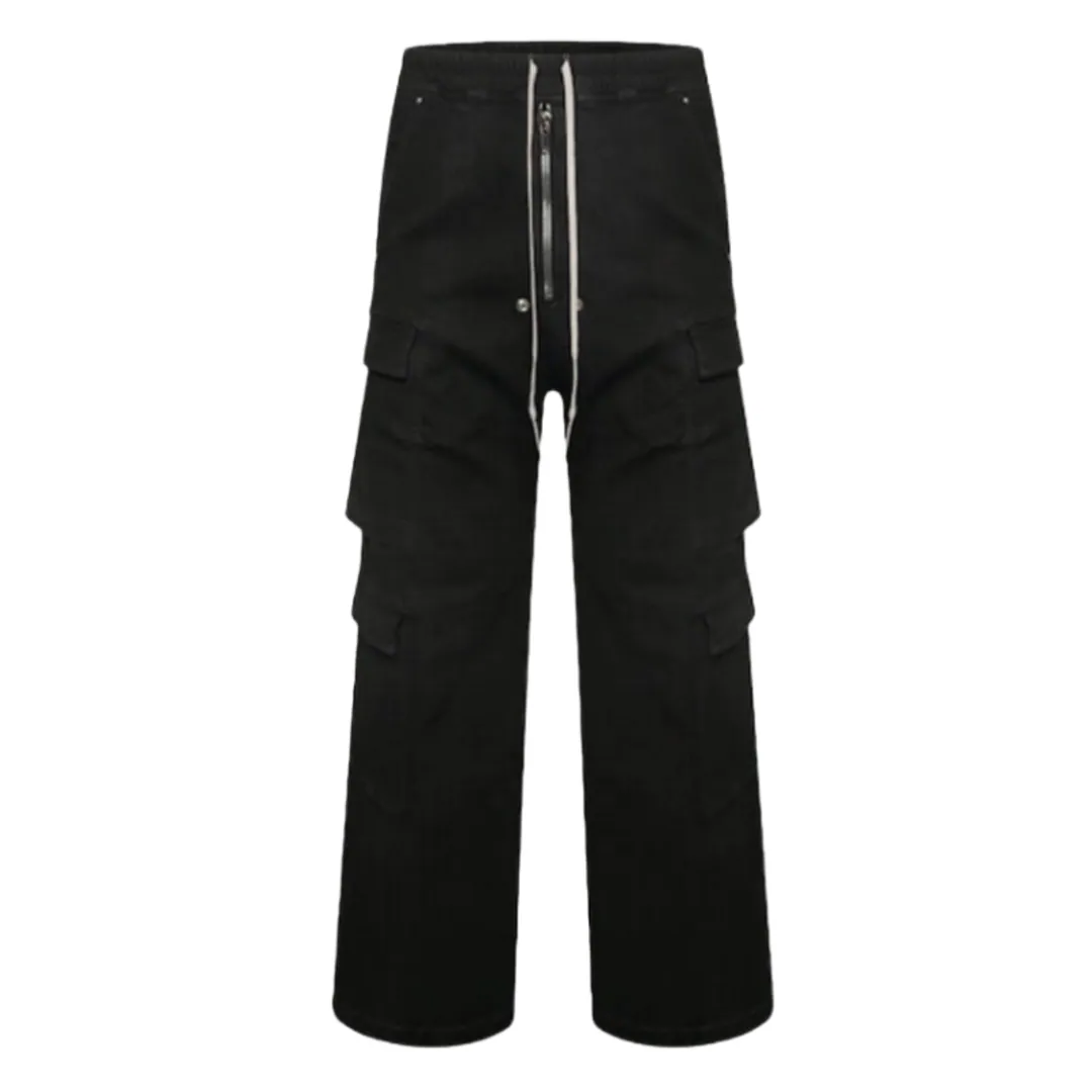 Rick Owens Jumbo Cargos Black