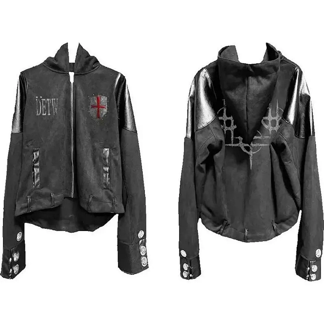 DETW Deconstructed armor zip-up