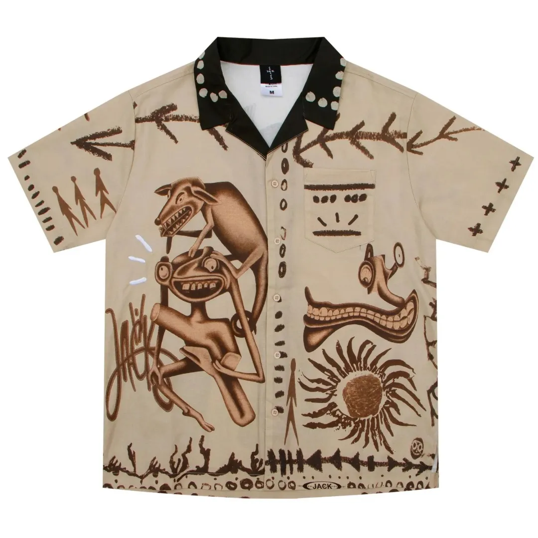 Stüssy Art Graffiti Camp Collar Shirt