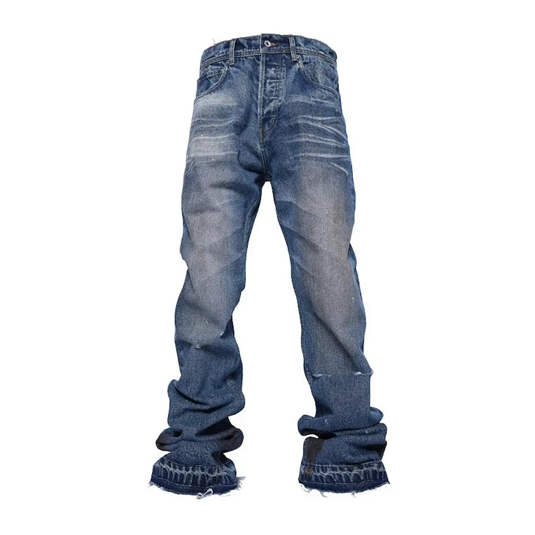 Groupmarek Blue Washed Rust Old Cat Denim
